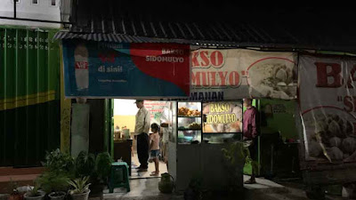 Bakso Sidomulyo di Sananwetan, Kota Blitar.