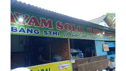 Mie Ayam Solo Wonogiri di Blitar.