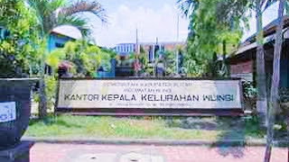 Kantor Kelurahan Wlingi di Kabupaten Blitar.