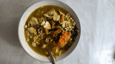 Soto Mak Sri di Kecamatan Sananwetan, Kota Blitar.