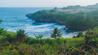 Pantai di Desa Ngadipuro Wonotirto Blitar.