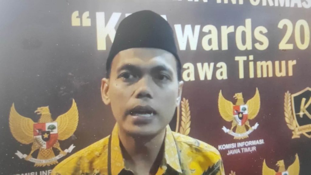 Ketua Komisi Informasi Jatim, Edi Purwanto.