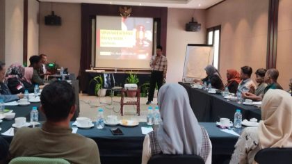 Workshop Penyusunan Standar Operasional Prosedur (SOP) Penanganan Kasus Pekerja Migran Indonesia (PMI), Sabtu, 3 Mei 2025.