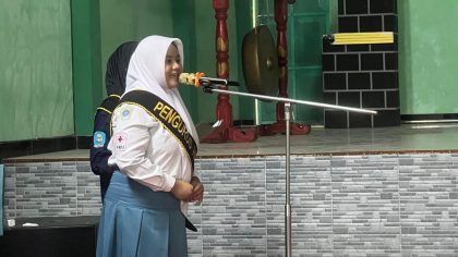 Ketua Himpunan Musyawarah Osis Blitar Raya, Aletha Ramadiani Wahyu Salsabilla.
