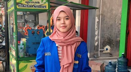 Ketua Kopri PMII Rayon FKIP Komisariat Madjapahit Unisba Blitar, Maya Ayu Hamida.