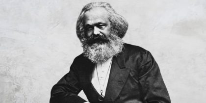 Gambar Karl Marx.