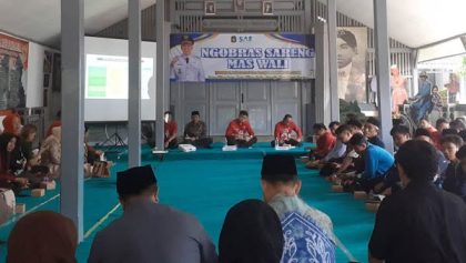 Ngobrol Santai Bareng Mas Wali pada Kamis, 15 Mei 2025 di Istana Gebang, Kota Blitar.