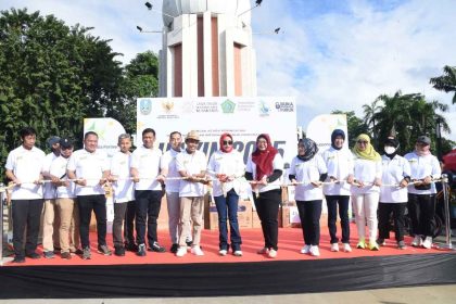 Puncak Hakin di Kabupaten Sidoarjo, Jawa Timur, Ahad, 25 Mei 2025.