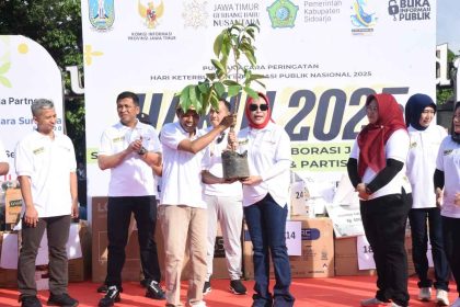 Puncak Hakin di Kabupaten Sidoarjo, Jawa Timur, Ahad, 25 Mei 2025