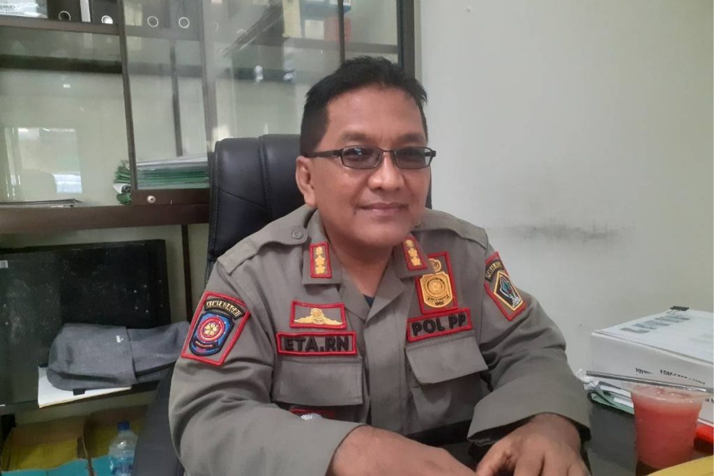 Kabid Penegakan Hukum Daerah Satpol PP dan Damkar Kabupaten Blitar, Repelita Nugroho.