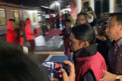 MM saat ditahan oleh Kejari Kabupaten Blitar.