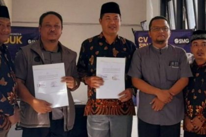 Penandatanganan MoA dan MoU STITMA Blitar dengan Mentari Agri Farm, Kamis, 5 Juni 2025. (Dok. STITMA Blitar)
