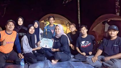 Sekolah Mentor yang digelar PMII Rayon Ekonomi Unisba Blitar.