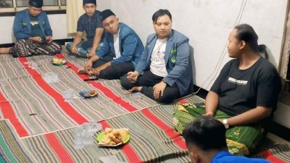 Ngaji Aswaja PMII Unisba Blitar bersama PAC IPNU Sananwetan.