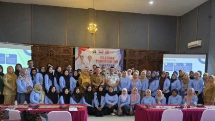 Pelatihan penguatan SDM di Rest Area Pendapa Ageng Hand Asta Sih, Kelurahan Togogan, Kecamatan Srengat, Kabupaten Blitar, Selasa, 19 Agustus 2025.