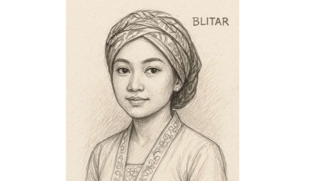 Ilustrasi perempuan asal Blitar.
