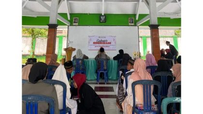 Kegiatan lomba pildacil mahasiswa STIT Al-Muslihuun di Desa Karangrejo, Kecamatan Garum, Kabupaten Blitar, Kamis, 28 Agustus 2025.