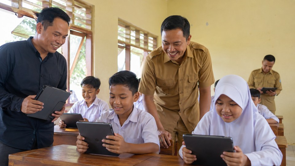 Sekolah di daerah terpencil terima program pemberian tablet digital gratis