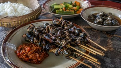 Sate bekicot, kuliner ekstrem khas Blitar yang bikin penasaran wisatawan
