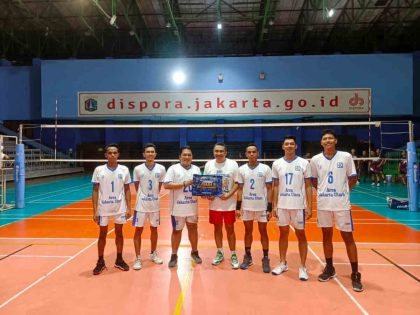 Area Kelapa Gading raih juara 3 Sportartcular BRI Region 6 cabang voli
