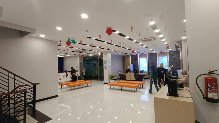 Sambut HUT ke-81 RI, BRI BO Pluit semarakkan kantor dengan dekorasi nuansa merah putih