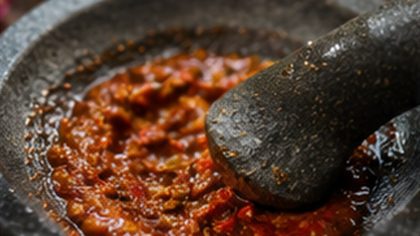 sambal pecel khas blitar