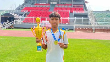 Bocah Blitar ini turut bawa Bhayangkara Presisi FC juara Soeratin Cup U-13 di Lampung