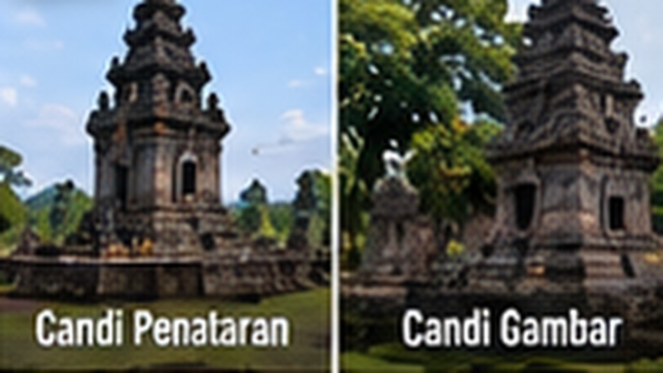 Perbedaan Candi Penataran dan Candi Gambar Blitar