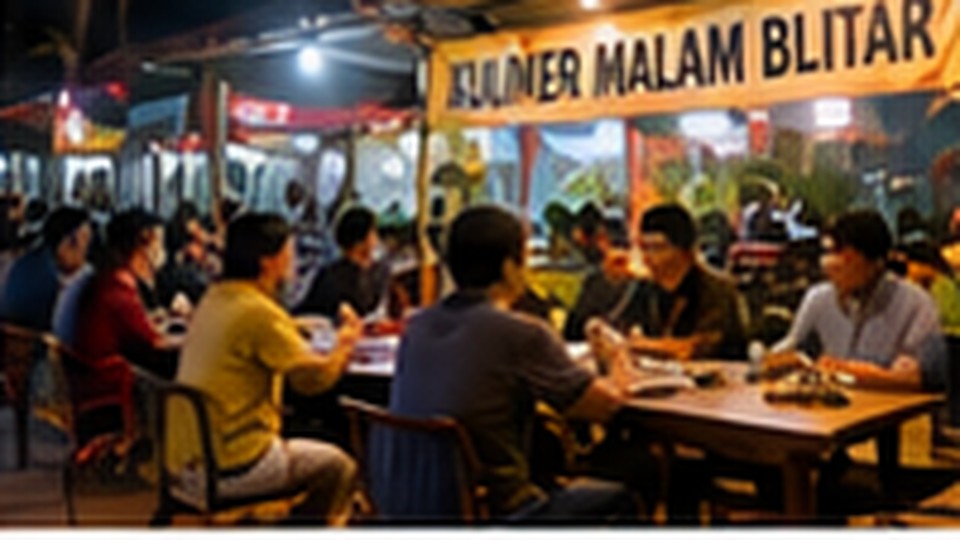 Rekomendasi kuliner malam dekat Stasiun Blitar harga murah