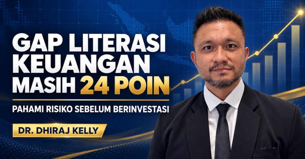 Gap literasi keuangan 24 poin, Dhiraj Kelly dorong memahami risiko sebelum berinvestasi
